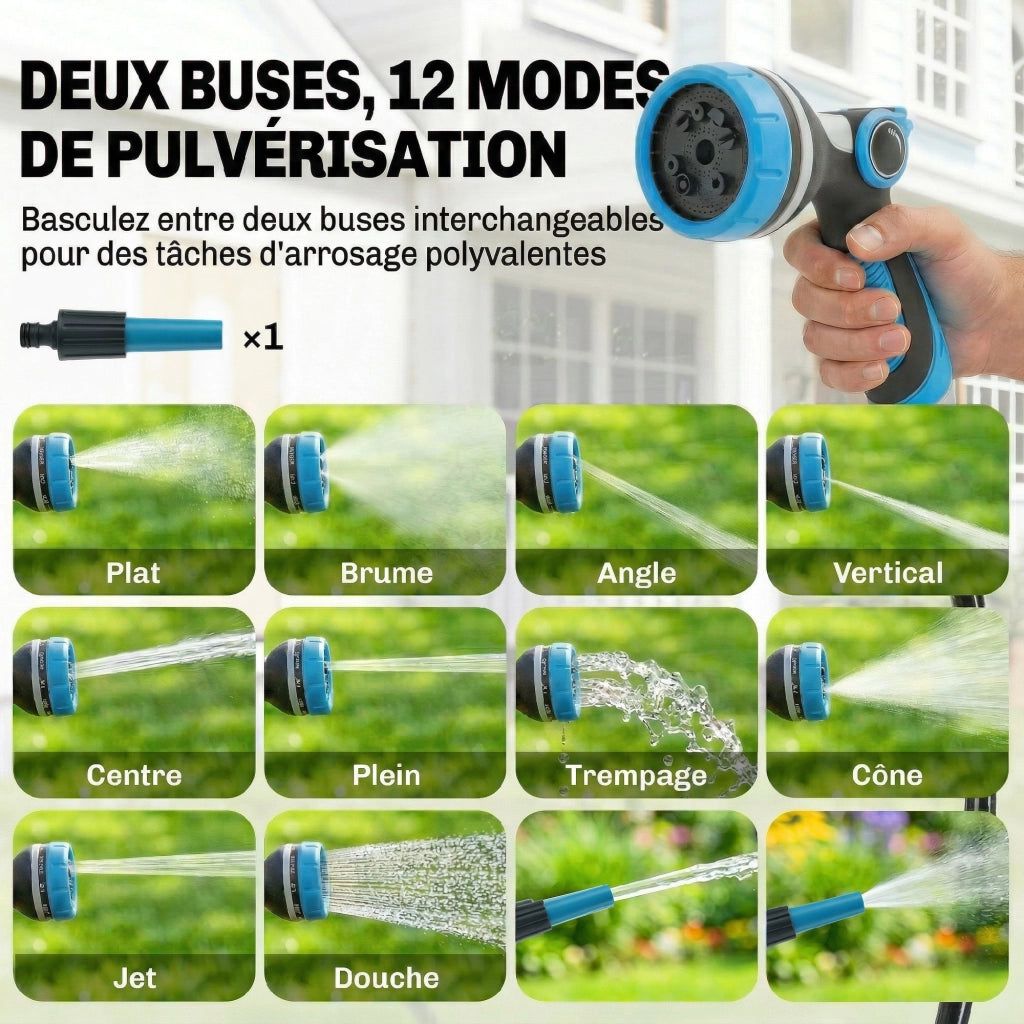 Avvolgimento Automatico Parete Irrigazione 23+2m ¨C Zephmum ¨C Blu 55x31x50cm