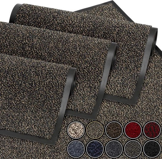 Matte per porta di ingresso 60x90 cm | panno per porta impermeabile lavabile resistente all'usura e al sporco | tappeto antiscivolo per panno per sporco per porta d'ingresso, corridoio, ingresso, cucina, camera da letto