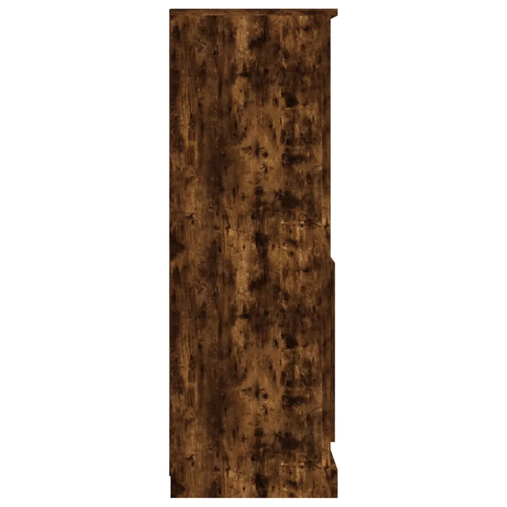 Credenza Rovere Fumo 60x35,5x103,5 cm in Legno Multistrato 816317