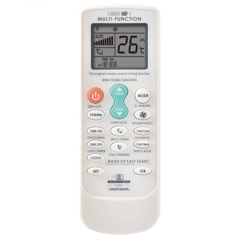 Trade Shop - Telecomando Universale Per Condizionatore Climatizzatore Aria Condizionata 830es -