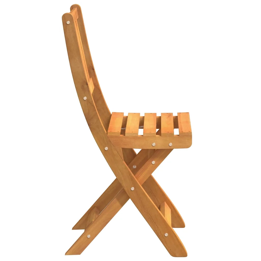 Sedie Bistro da Giardino 6 pcs Legno di Acacia Massello 3324841