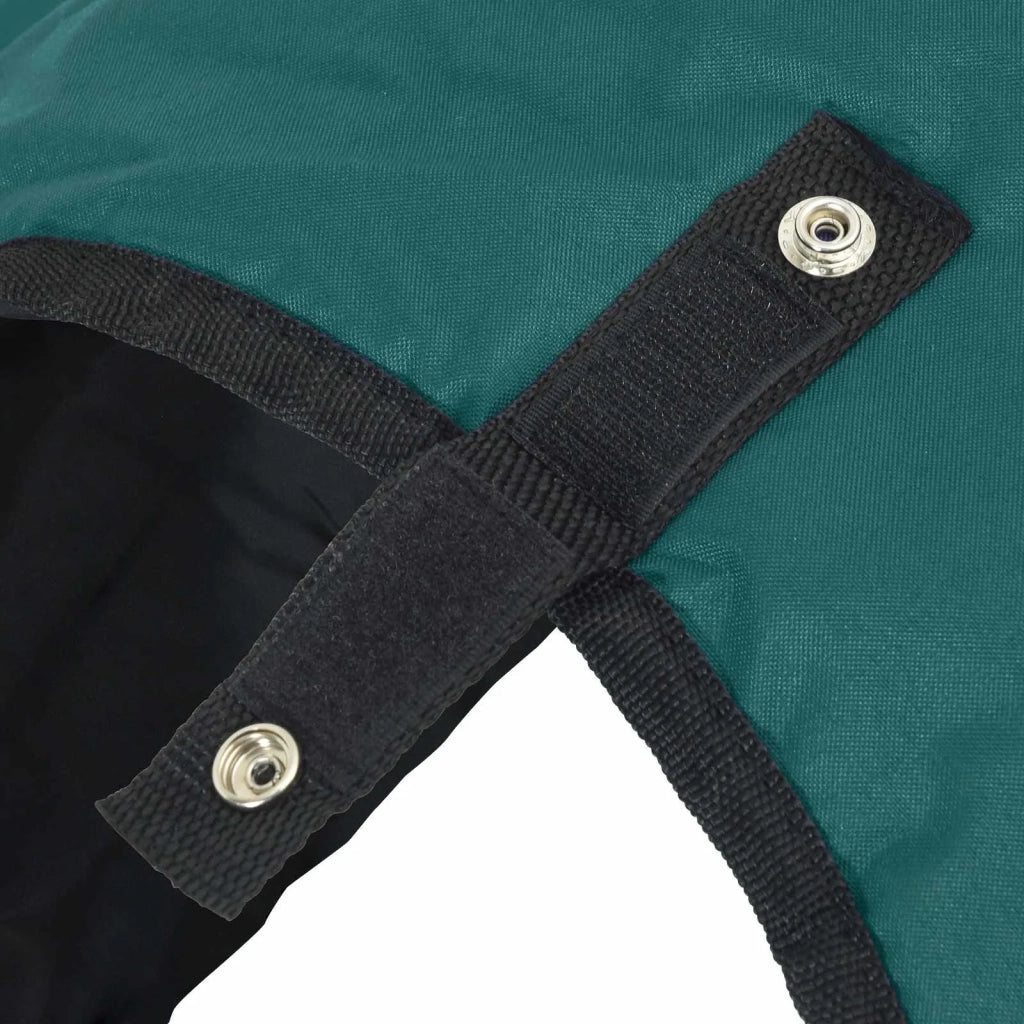 Coperta per Cavalli Verde Scuro e Nero 135 cm Poliestere CFW9296454