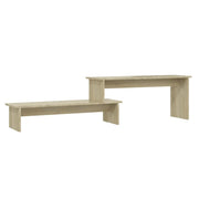 Pratico supporto TV industriale regolabile 180 x 30 x 43 cm in truciolato di rovere Sonoma 02_0047867