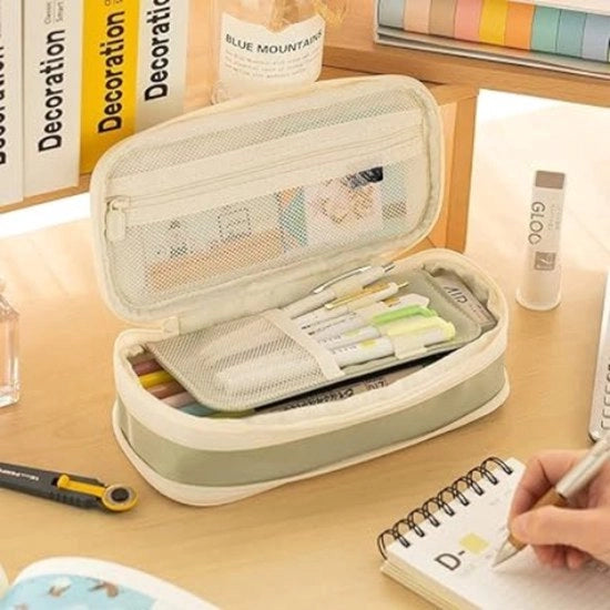 Organizzatore per scuola - Etui per matite e penne - Accessorio per scuola - Regalo per bambini e adulti - Contenitore per matite e penne - Scatola per scuola - Kit per organizzare la scuola