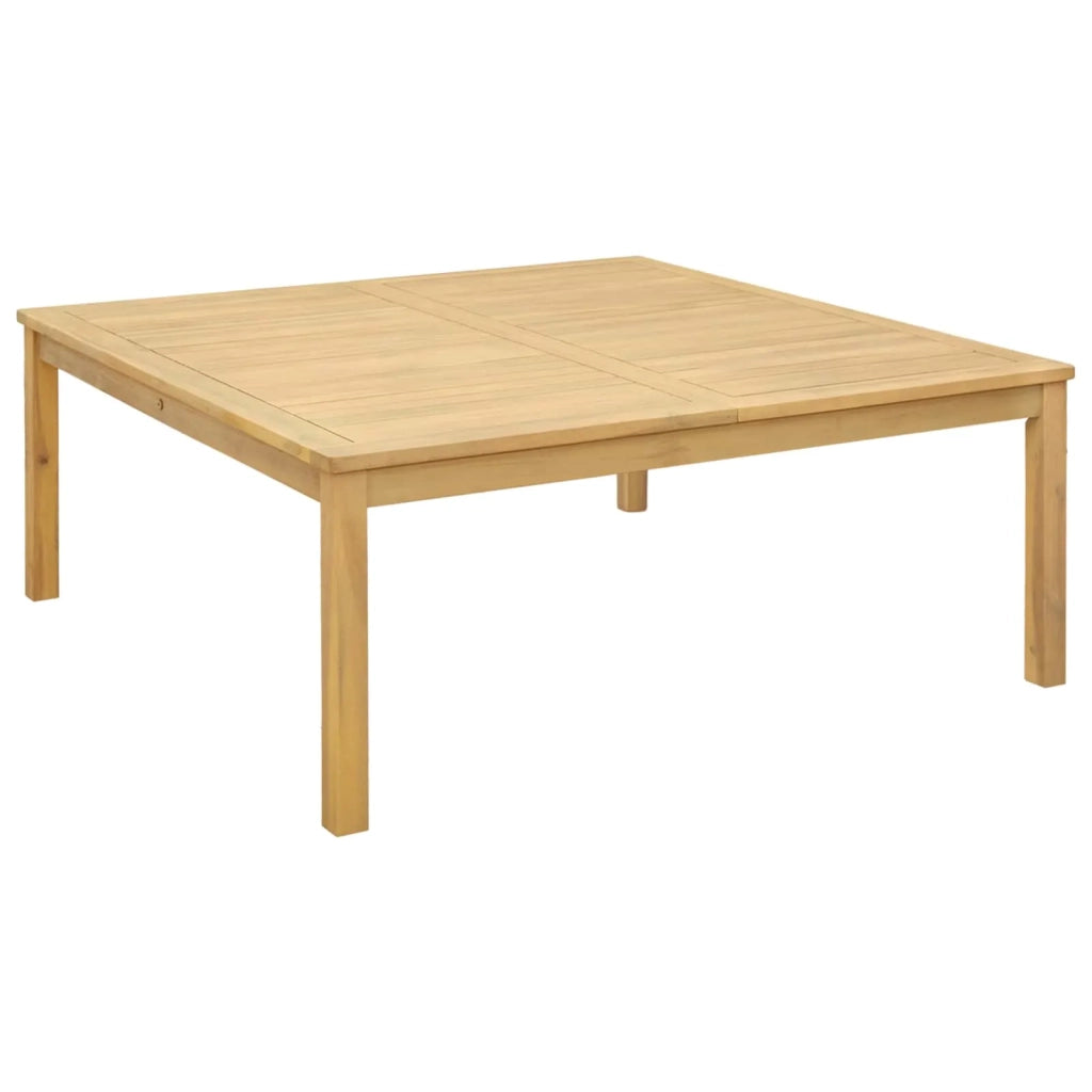 Tavolino da salotto Acacia chiaro 110 x 110 x 45 cm 42026781