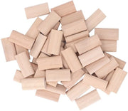 50 pezzi di tenone a dente di sega in legno di betulla per bloccare il deviatoio di inizio di betulla per lavorazione di legno mobili splicing (8 * 22 * 40 MM)