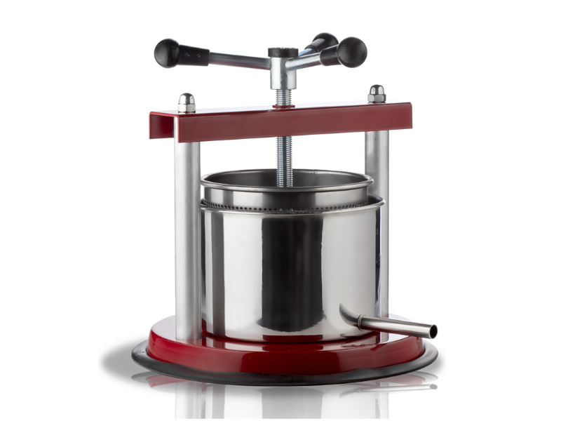 Torchietto manuale 930 diametro 20cm capacitA~ 5 lt in acciaio inox O.M.A.C.