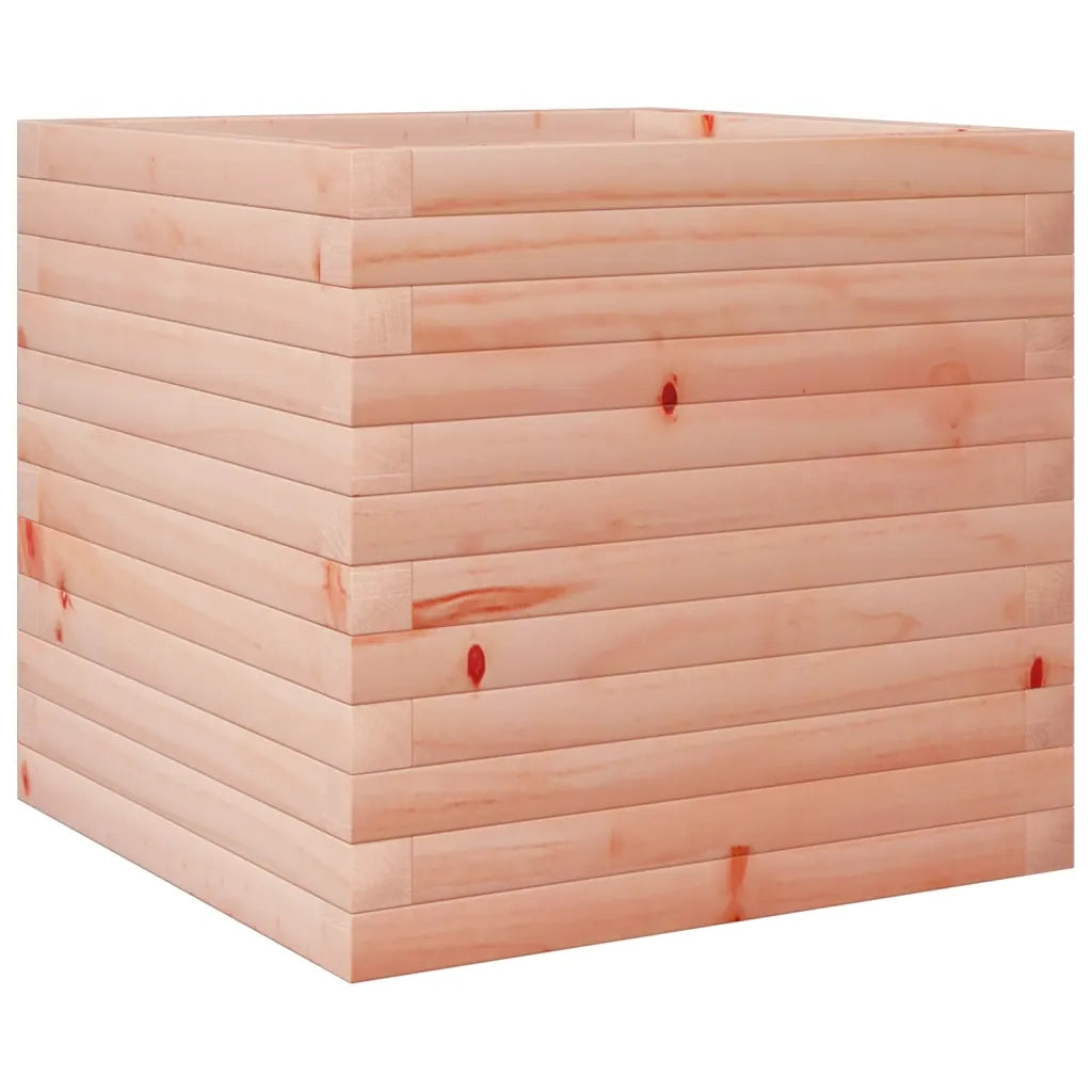 Fioriera | Cassetta per fiori | Vaso da Giardino 50x50x45,5 cm in Legno Massello di Douglas