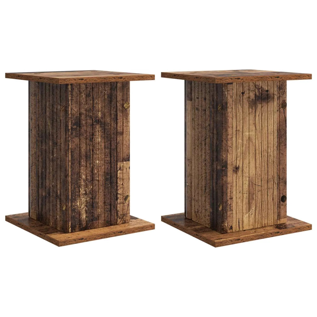 Supporto per piante 2 pcs Legno antico 30,5 x 30 x 43 cm