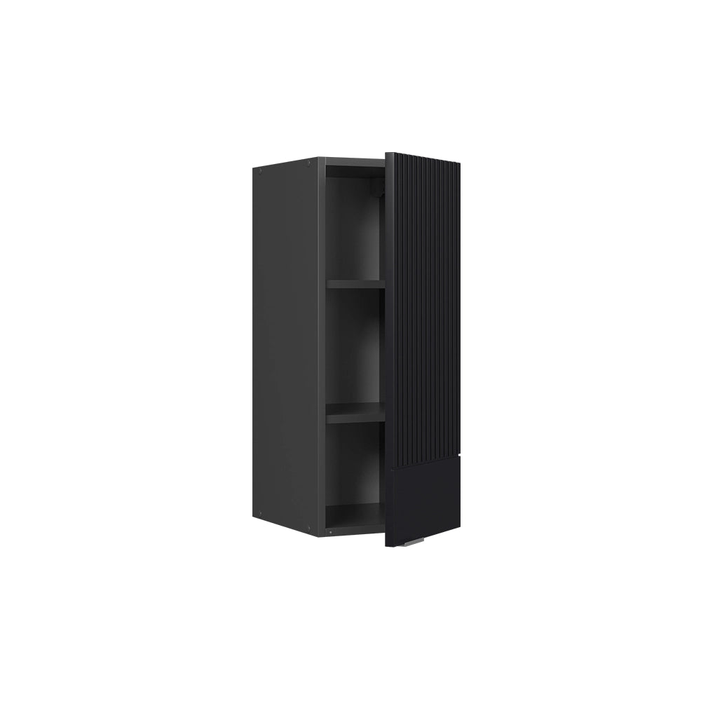 Pensile da cucina Fame-Line Nero rigato/Antracite 30 cm Vicco