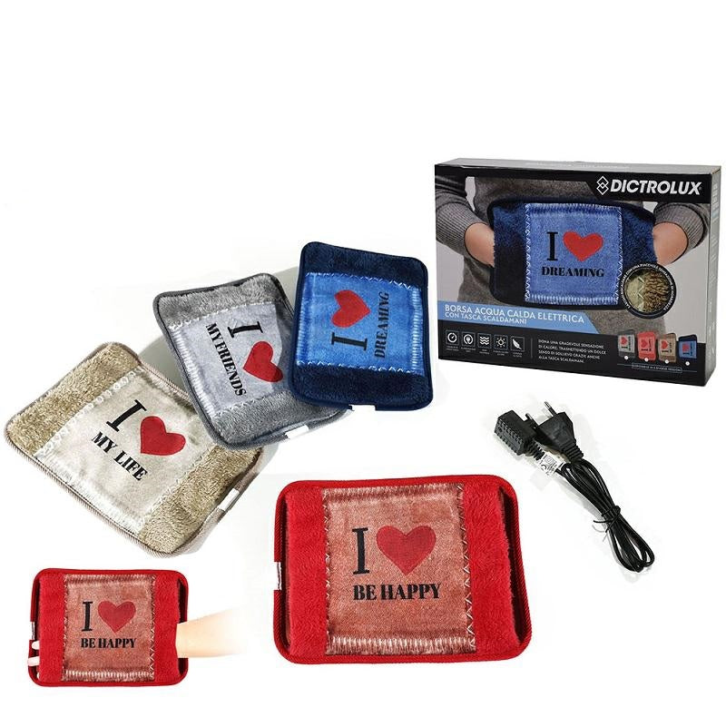 BORSA ACQUA CALDA ELETTRICA CON TASCA