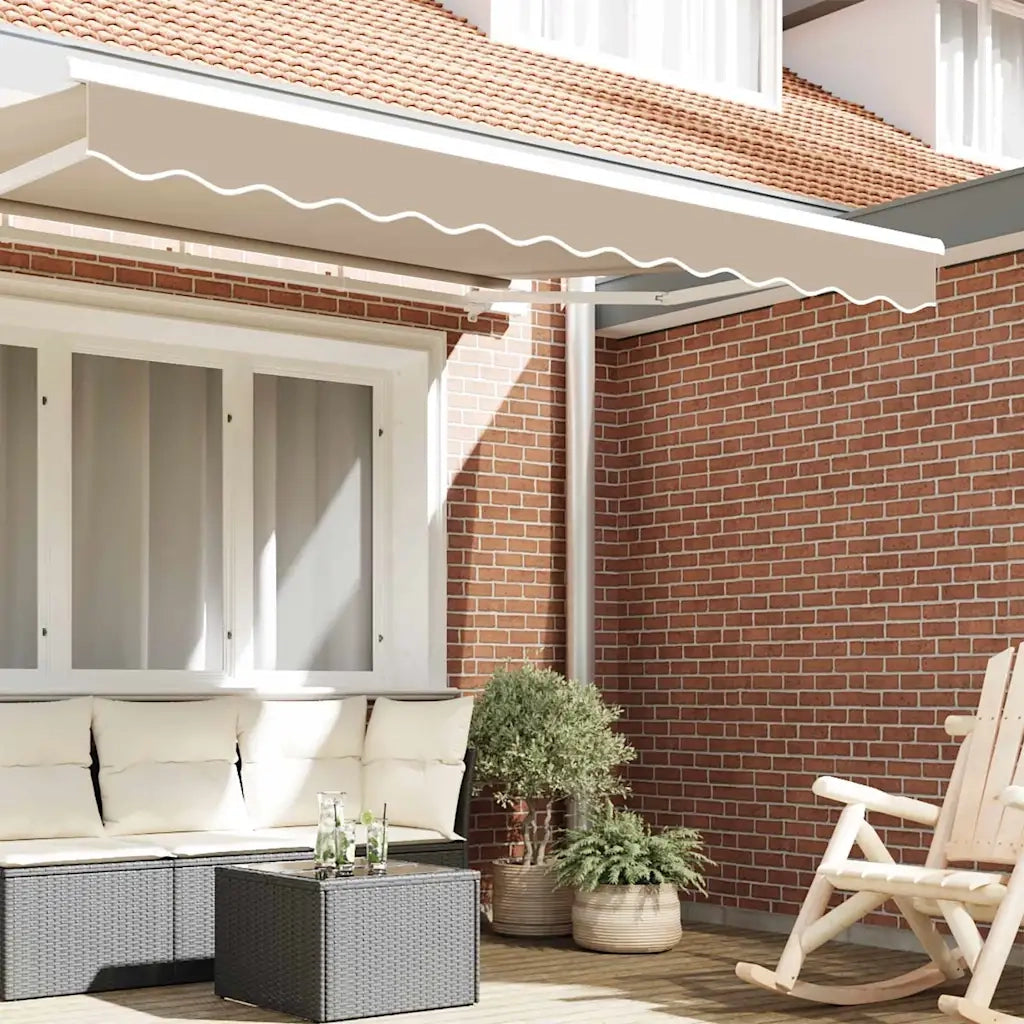 Tenda a Braccio Beige 230 x 20 cm Tela 42000757