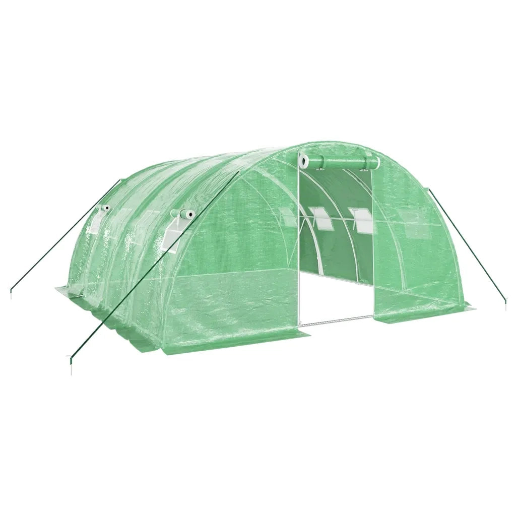 Serra con Telaio in Acciaio Verde 16 mÂ² 4x4x2 m