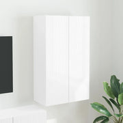 Mobile TV da parete Bianco Lucido 59,5 x 31 x 100 cm 892373