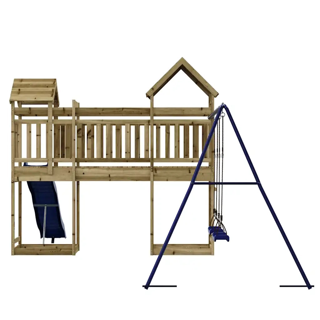 Set da Gioco da Esterno in Legno di Pino Impregnato 3156969