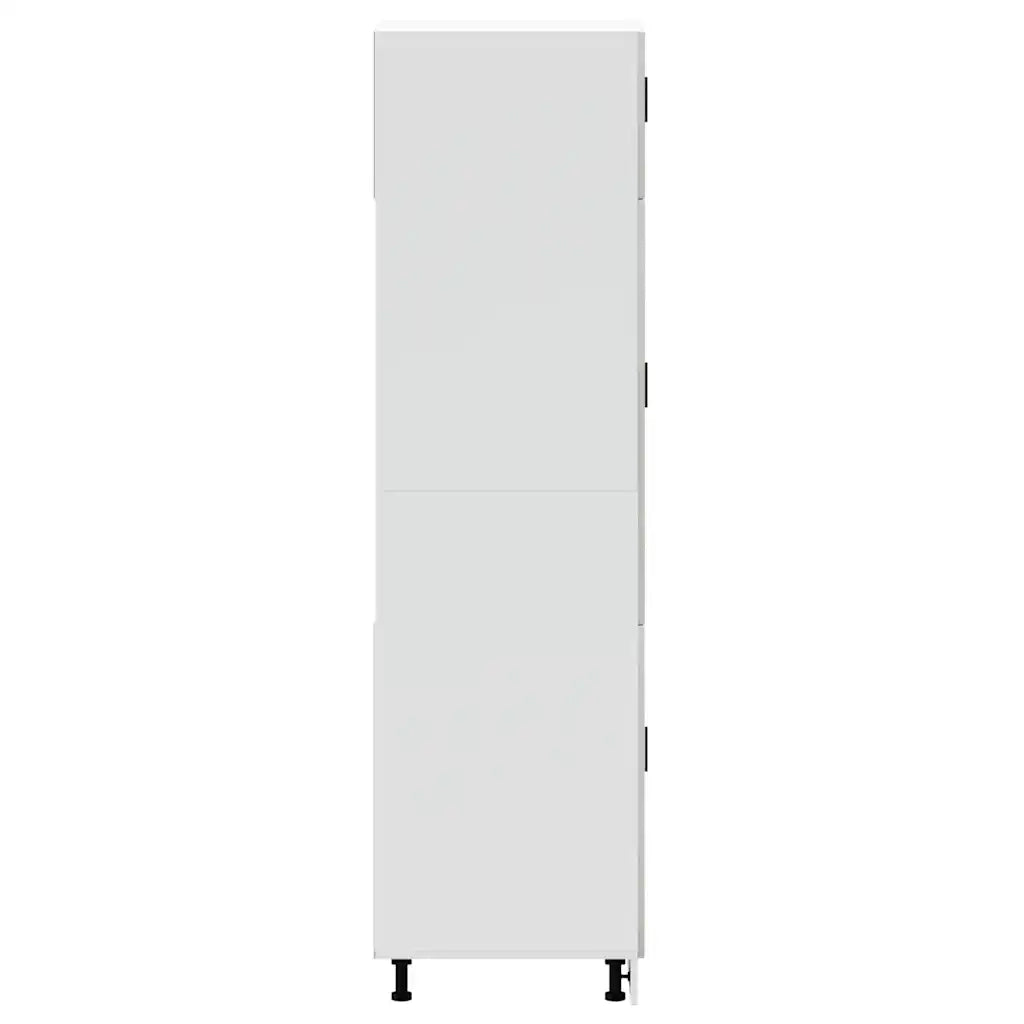 Armadio da Cucina-Credenza da Cucina Porto Grigio Cemento in Legno Multistrato
