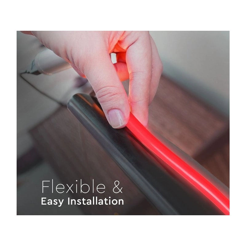 24V Bobina Striscia Led Neon Flex Colore Rosso Red 10 Metri IP65 8W/M SKU-2516