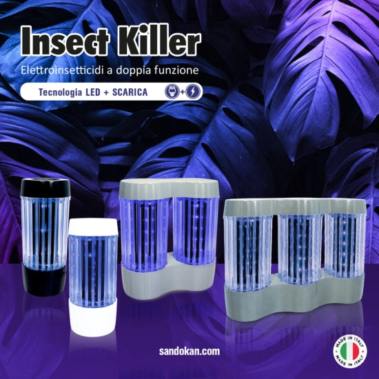 Elettroinsetticida " Tri-Zan Italy Usb " Grigio antracite