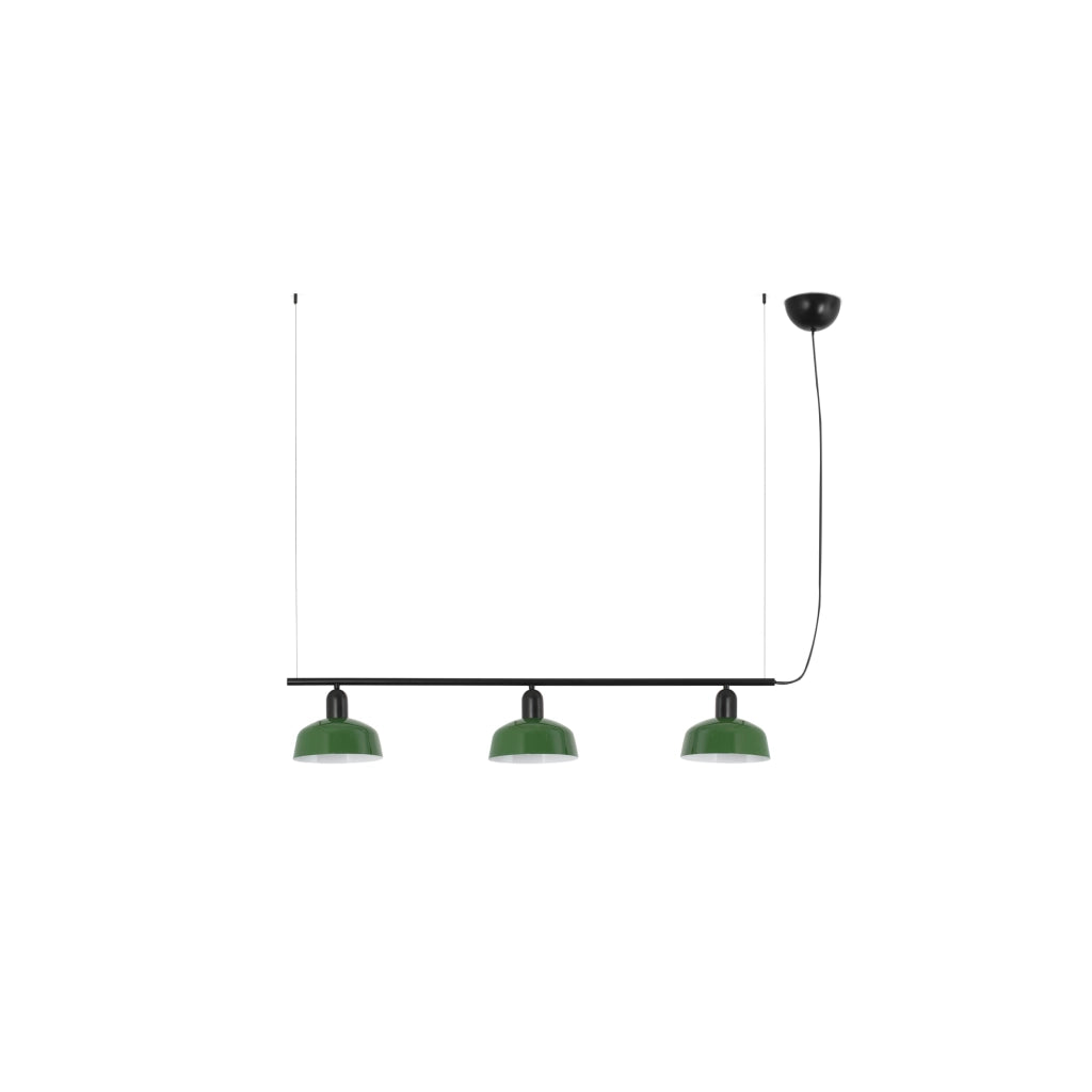 TATAWIN S metallo 3L Lampada sospensione verde