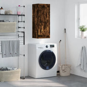 Mobile a Parete Rovere Fumo 34,5x34x90 cm in Legno Multistrato 830521