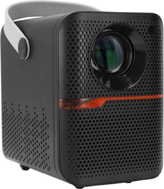 Proiettore WiFi Bluetooth 6K con correzione trapezoidale 4D - Schermo fino a 200 pollici - 20000 Lm - Proiettore esterno portatile - Proiettore mini per cinema domestico - Adattatore di corrente EU.