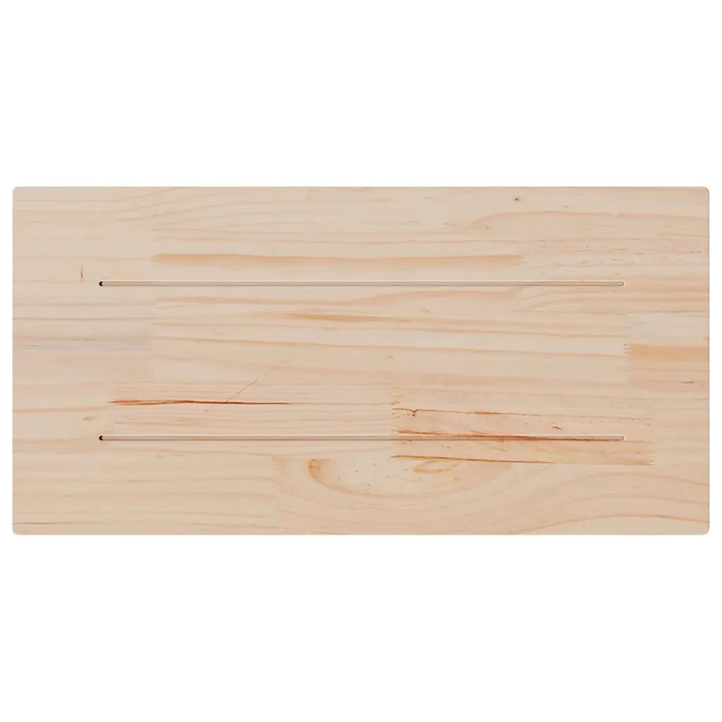 Piani Tavolo 4 pz 90x45x1,7 cm Rettangolare Legno Massello Pino