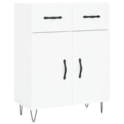 Credenza | Madia | Buffet da pranzo | Armadio da pranzo Bianca 69,5x34x90 cm in Legno Multistrato