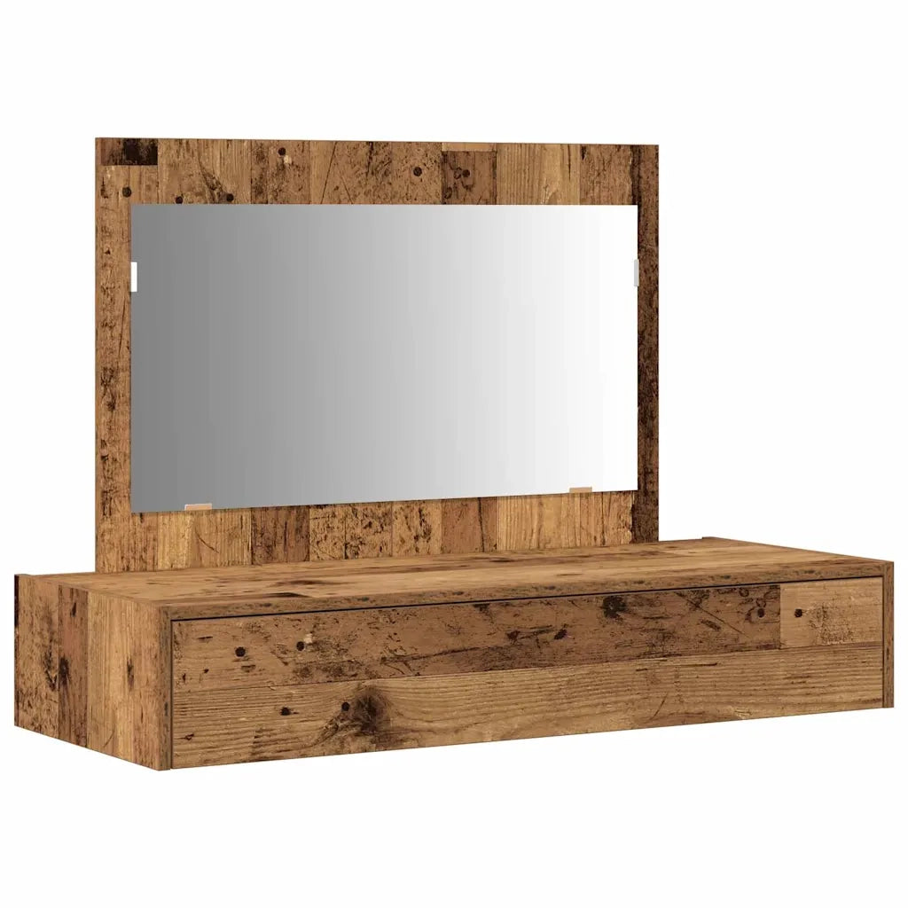 Tavolo da Trucco Marrone 100 x 40 x 70 cm Legno multistrato 865215