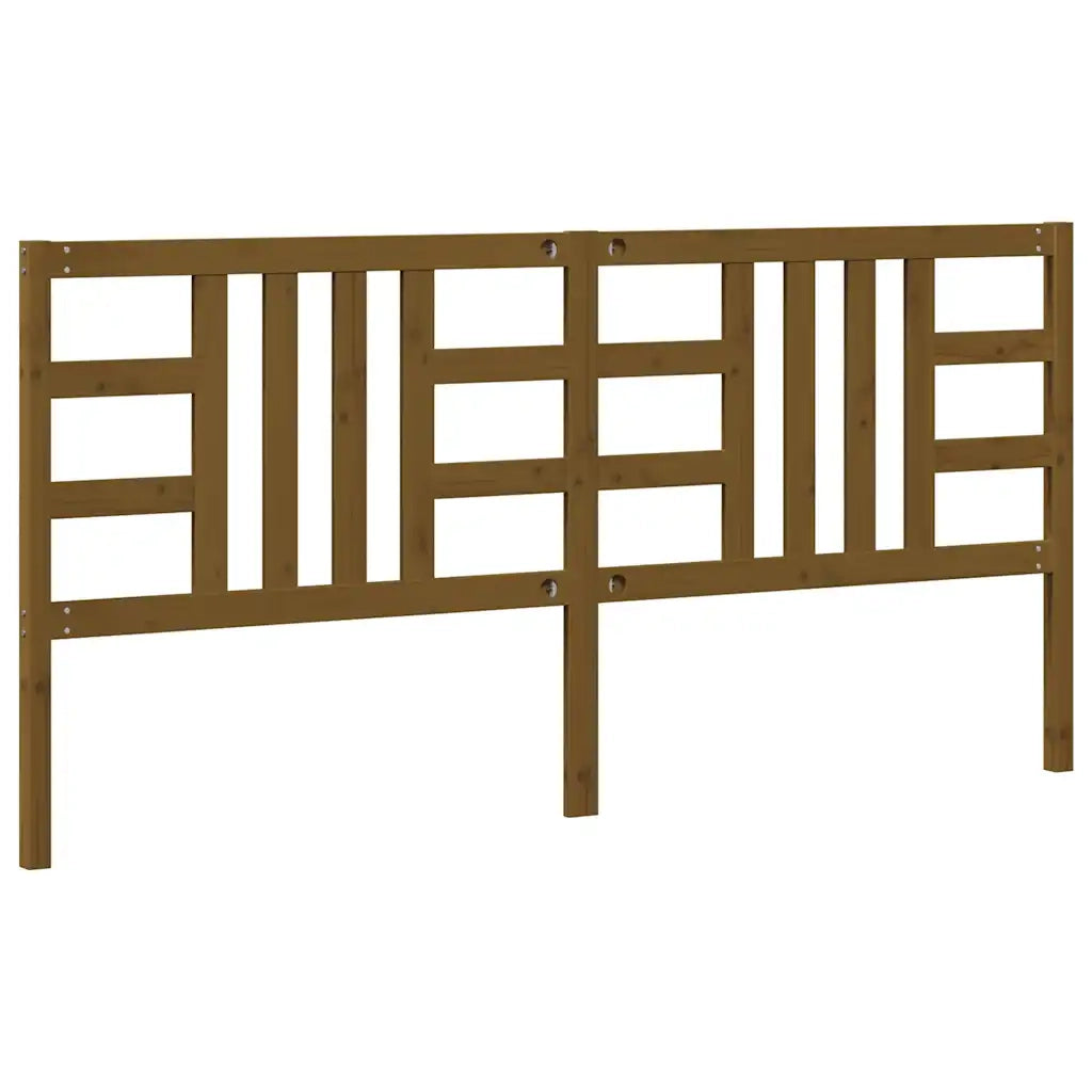 Testiera per Letto Miele 206x4x100 cm in Legno Massello di Pino cod mxl 31840