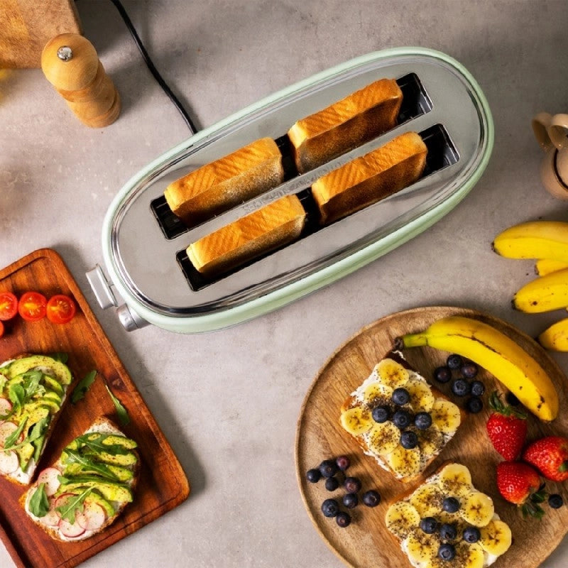 CECOTEC 03231 - Tostapane verticale Toast&Taste 1600 Retro Double Green