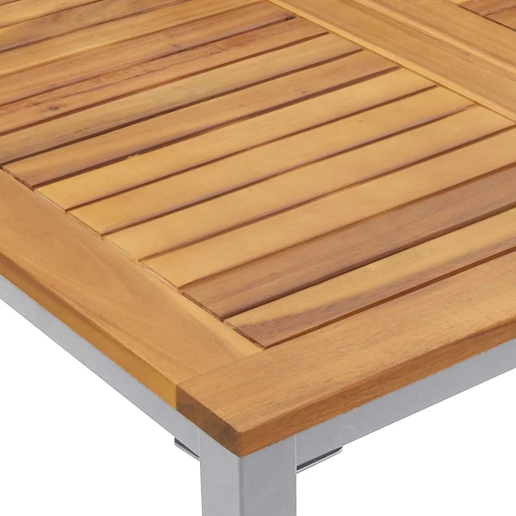 Set da Pranzo per Giardino 5 pcs Grigio 3284423