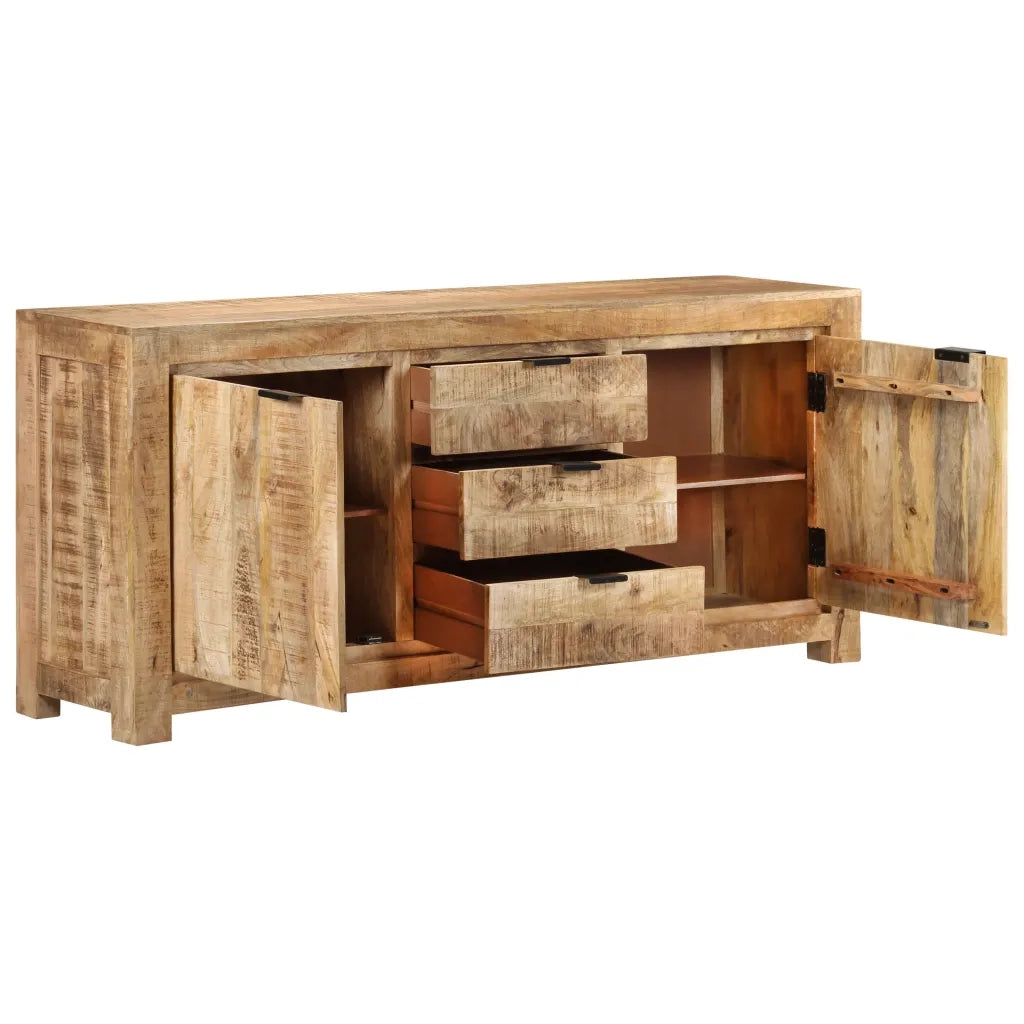 Credenza 175x40x75 cm in Legno di Mango Grezzo 320395