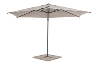Ombrellone da Giardino Ø330x244 cm in Acciaio Rica Grigio