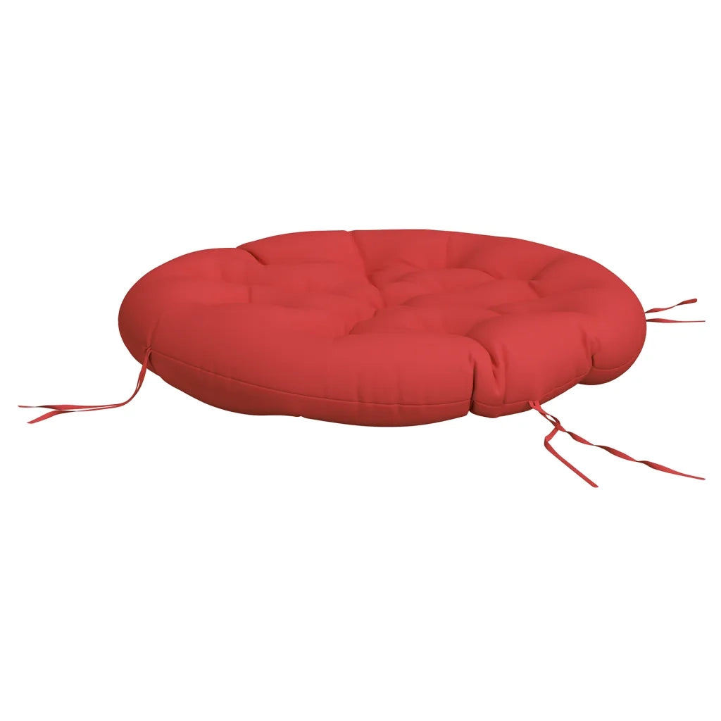 Cuscino Rotondo Rosso Ø 100x11 cm in Tessuto Oxford 361968
