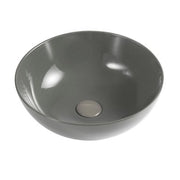 Lavabo da appoggio a ciotola 38,5 cm grigio cemento in ceramica  Espeon