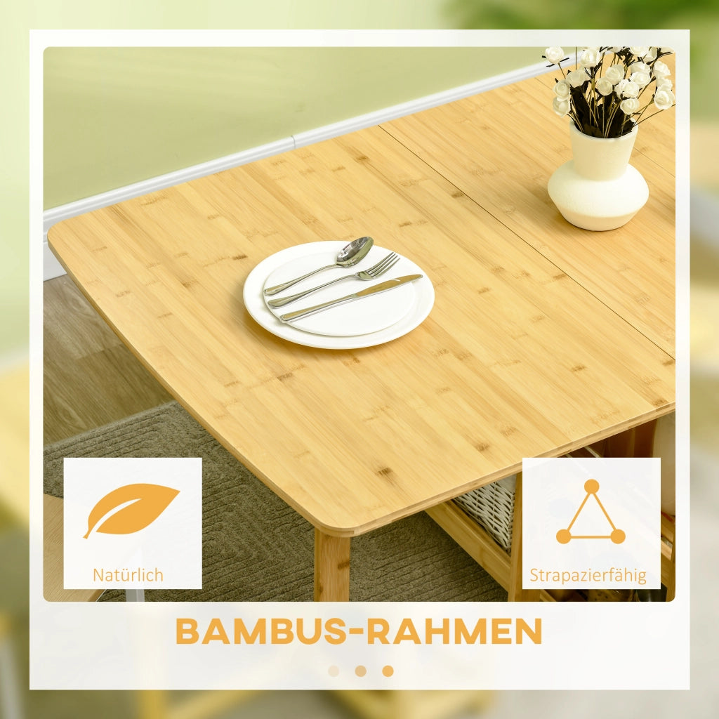 Tavolo pieghevole ¨C zephmum ¨C Bamb¨´, 149.5x80x73.5 cm