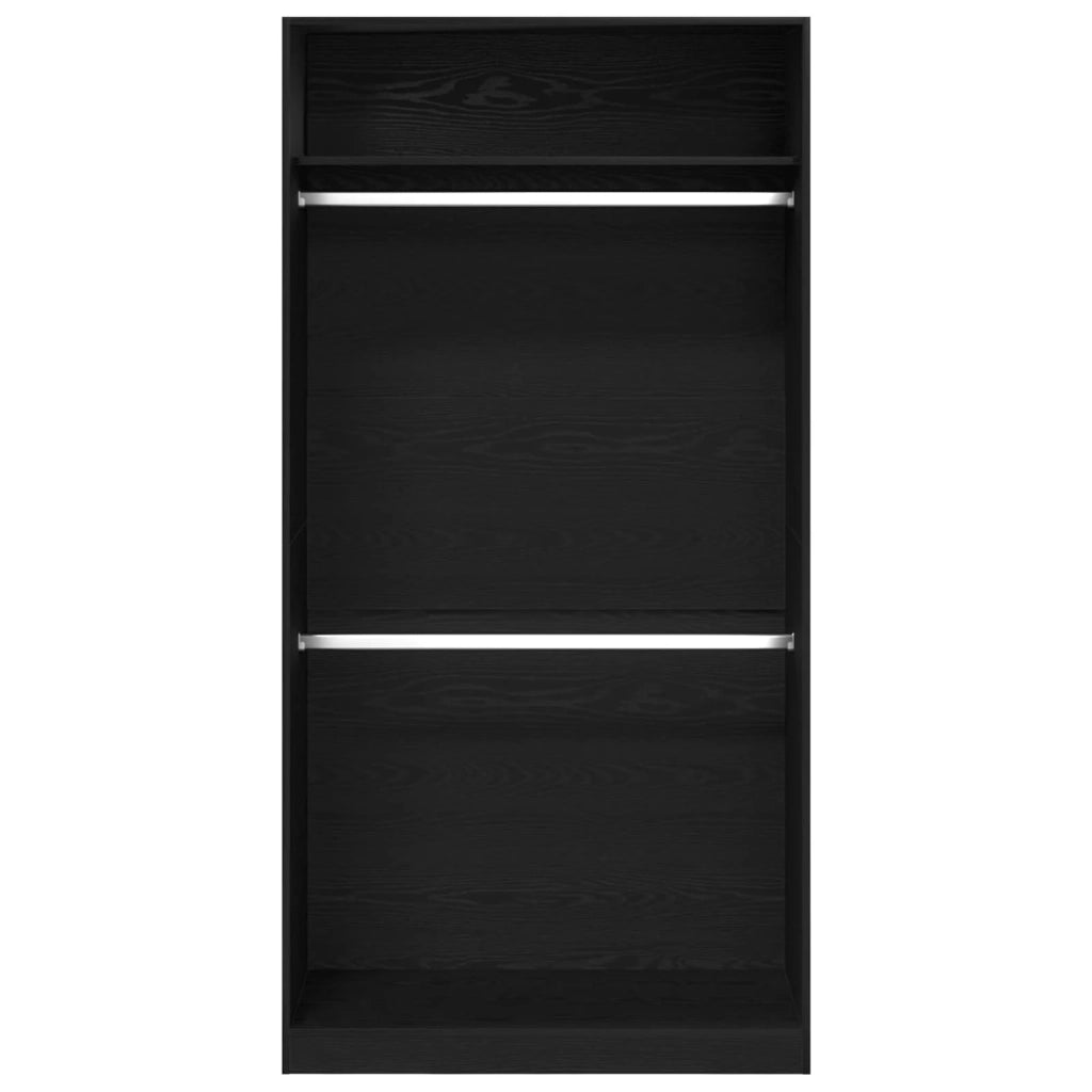 Guardaroba Rovere Nero 100 x 50 x 200 cm Legno multistrato 3345115