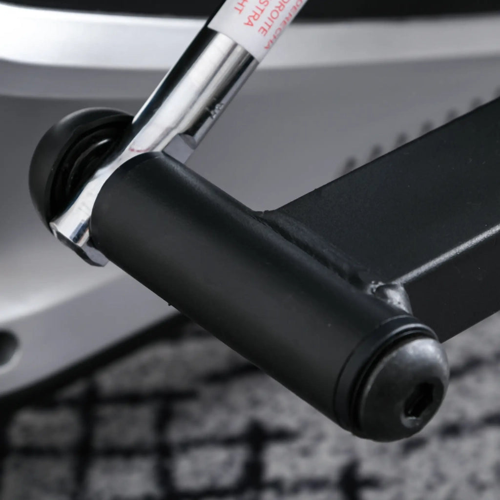 Bici Ellittica Magnetica 8 Livelli con Display LCD Nera