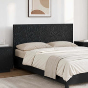 Testiera da Muro DELFT Nero Legno ingegnerizzato 897176