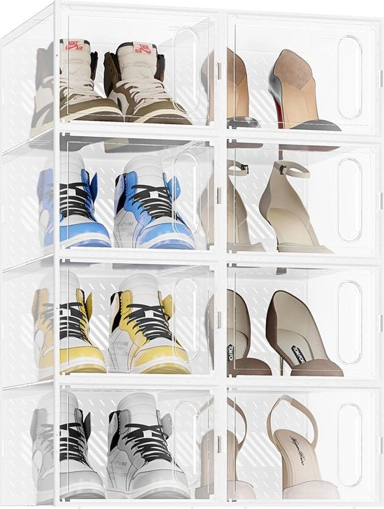 Sistema di Organizzazione per Scarpe - Organizzatore per Scarpe - Scatola per Scarpe - Sistema di Ripostiglio per Scarpe - Da Non Manicare in Casa!