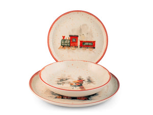 Servizio 18 pezzi tavola Nordic Santa expres