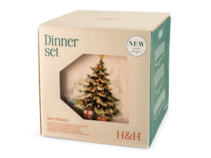 Servizio 18 pezzi tavola Nordic Santa expres