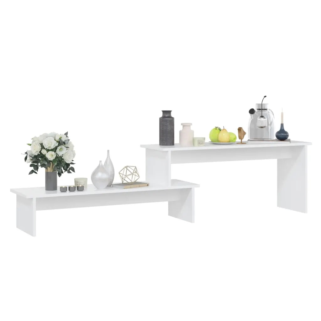 Mobile Porta TV Bianco 180x30x43 cm in Legno Multistrato 806265