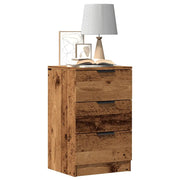 Comodini Legno Antico 2 pz-Set di 2 Tavolino da notte 40x36x65 cm in Legno Multistrato 415462