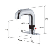 Sensor - miscelatore elettronico con regolatore con basetta