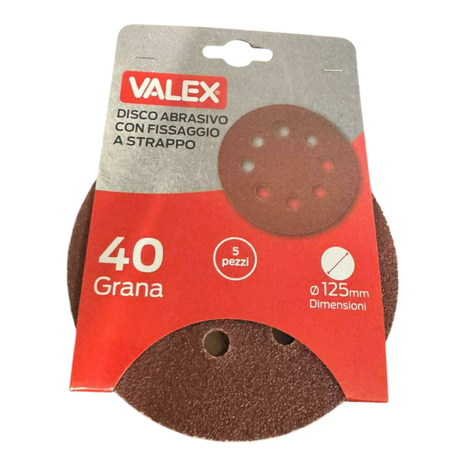 DISCO ABR.C/VELCR.125 g. 40 C/FORI