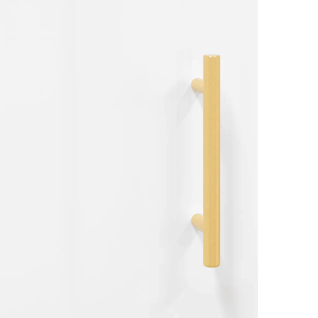 Credenza-Buffet-Armadio da cucina 69,5x34x90 cm in Legno Multistrato Bianco Lucido 667669