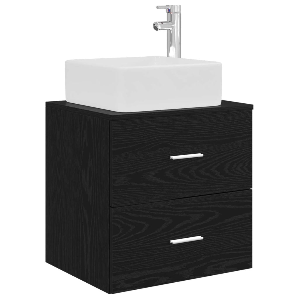 Set di Armadi da Bagno 3 pz Nero 53 x 34,5 x 63 cm 3405860