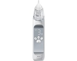 Aspiratore nasale elettrico per bambini con alimentazione USB - rimuove secrezioni nasali - grigio