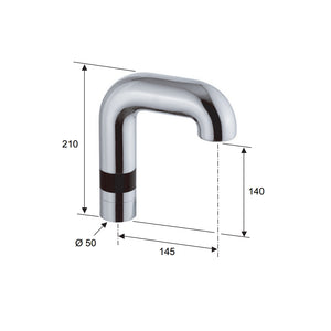 Rubinetto elettronico per lavabo serie sensor remer